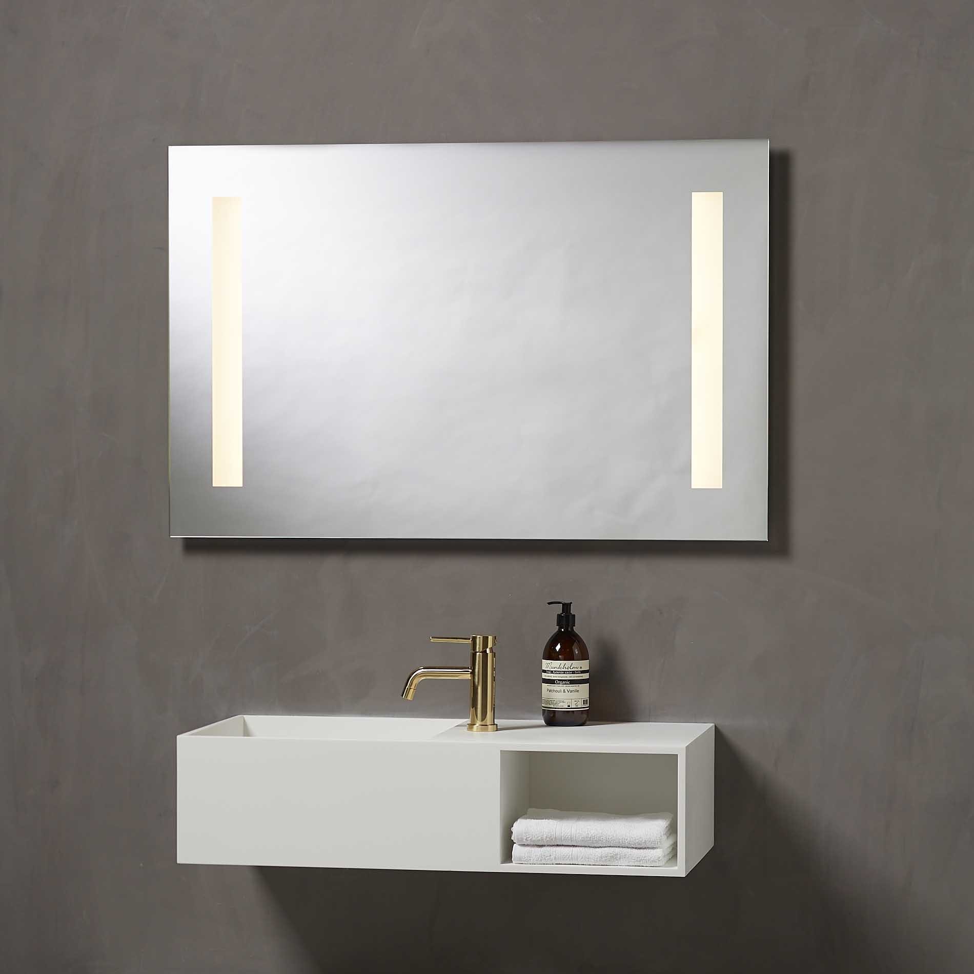 Speil med led lys 100 cm | Illuminor as