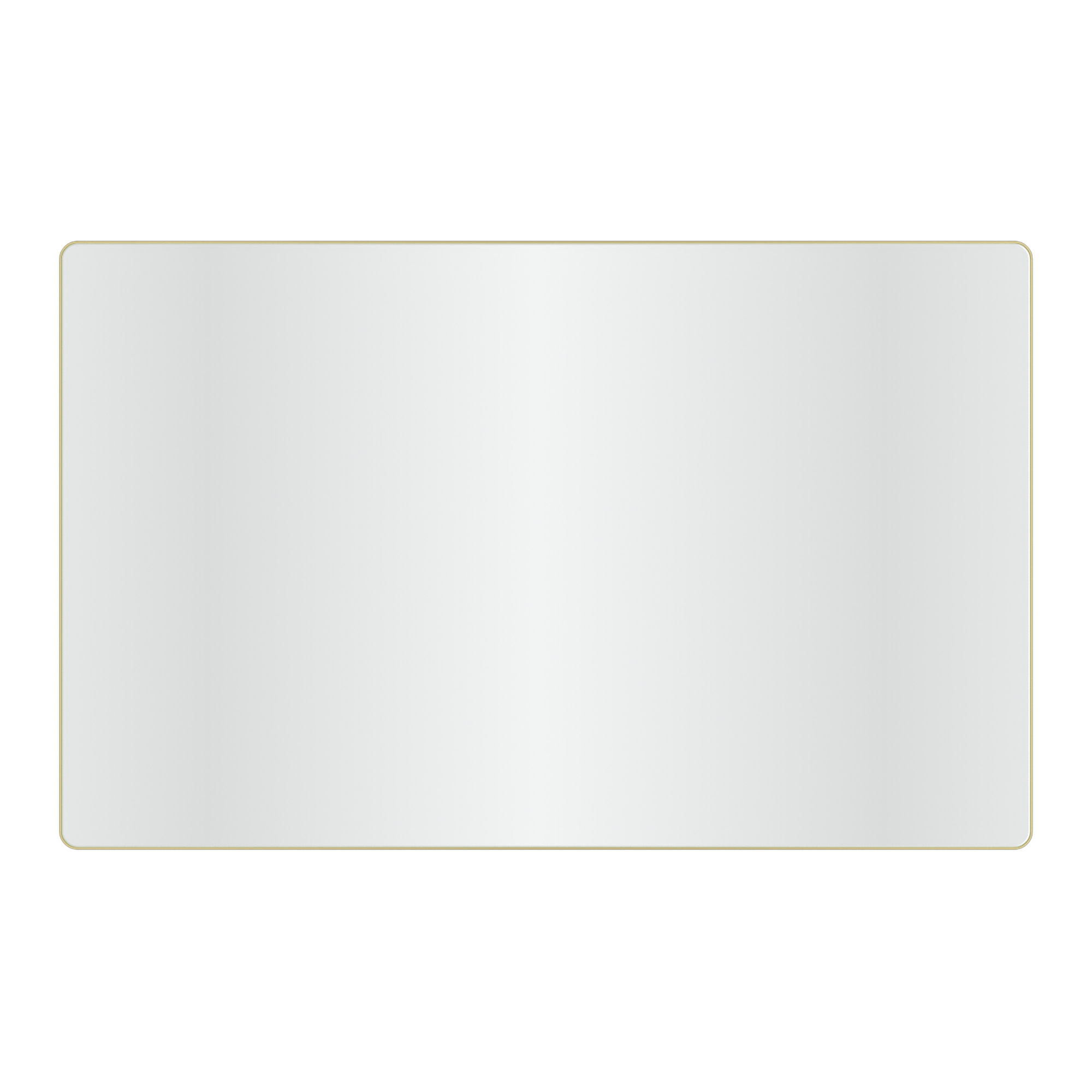 Refine Square Speil børstet messing 750x1200